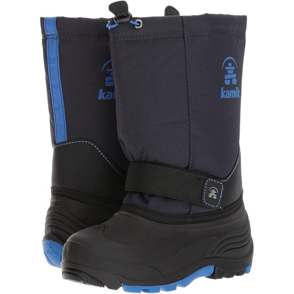 KAMIK "Rocket" Kids Snow Boots - Navy (Size 2 Youth)